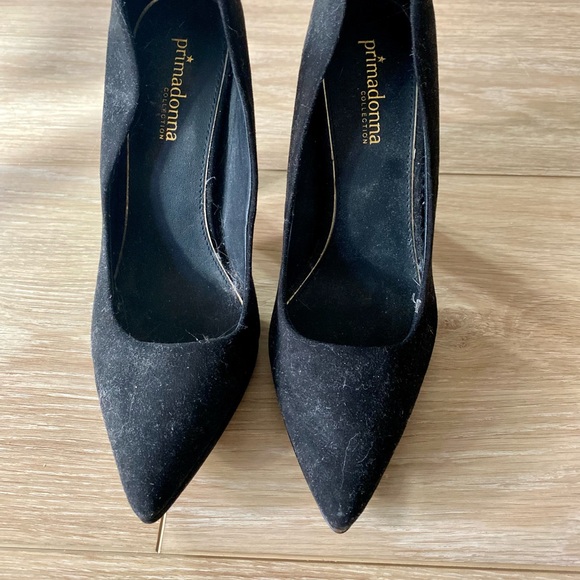 Prima Donna Black Velvet Pumps - Picture 2 of 7